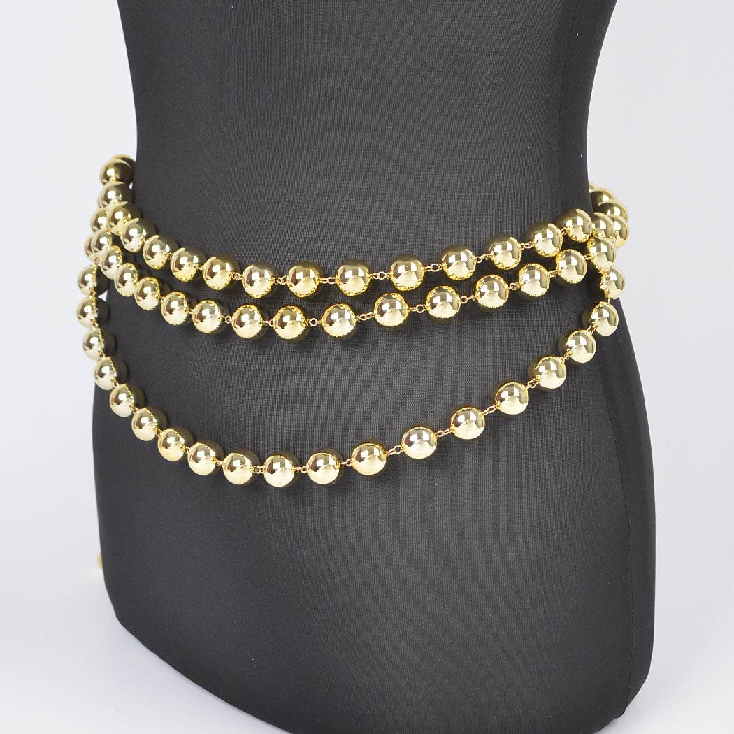 Oversized Ccb Ball Chain Belt Oversized Ccb Ball Chain Belt | eBay main image 4
