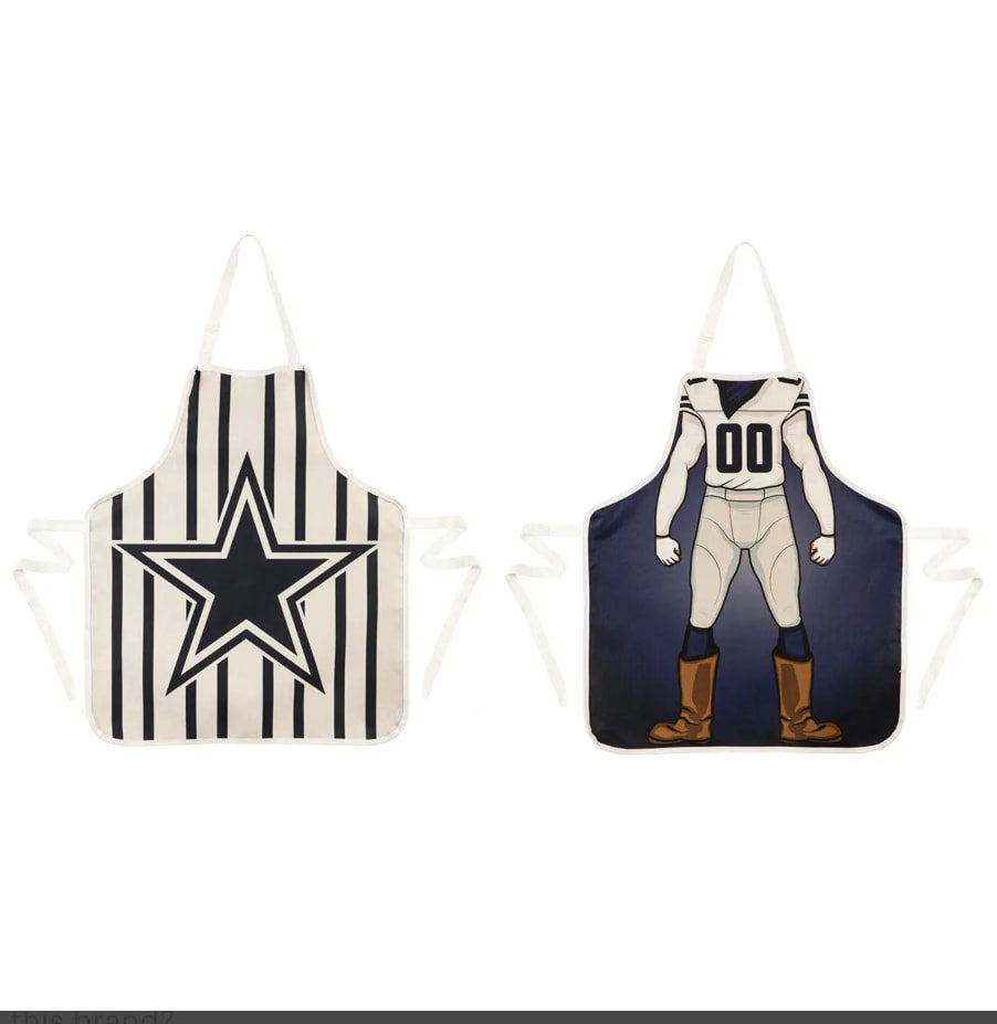 Dallas cowboys apron and best sale chef's hat